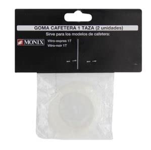 Goma para cafetera expréss/Italiana de 1 taza MONIX pack de 2 unidades