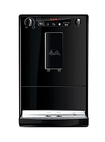 Melitta Solo E950, Cafetera , 15 Bares, Café en Grano para Espresso, Limpieza Automática, Personalizable.