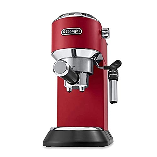 DeLonghi Dedica Style EC 695.R - Cafetera (Independiente, Cafetera combinada, 1 L, De café molido, 1450 W, Rojo)