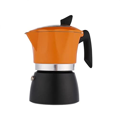 SKIMT Cafetera doméstica con percolador de espresso, olla de moka, estufa al aire libre, herramientas de café, cafetera para el hogar, máquina de capuchino (color: 300 ml)