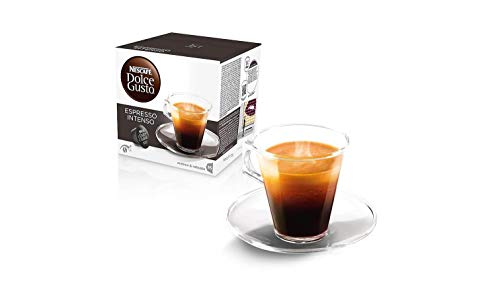 Nescafé Dolce Gusto Exclusivo Café Espresso Intenso, Pack de 3 x 16 Cápsulas - Total: 48 Cápsulas de Café