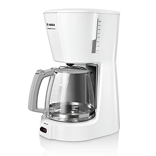 Bosch CompactClass TKA3A031 - Cafetera de goteo, para 10 o 15 tazas, color blanco