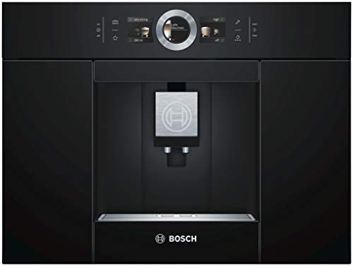 Bosch CTL636EB6 CTL636EB6-Cafetera, Máquina espresso, 2,4 L, Molinillo integrado, Negro, 1600 W, 2 litros, acero inoxidable