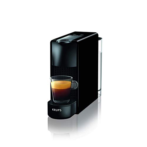 Nespresso Krups Essenza Mini - Cafetera monodosis de cápsulas (Reacondicionado), 0.6L, (Negro)