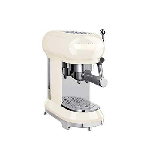 SKIMT Máquina de café semiautomática de vapor cafetera doméstica comercial máquina de café espresso máquina de capuchino (color: beige, tamaño: AU)