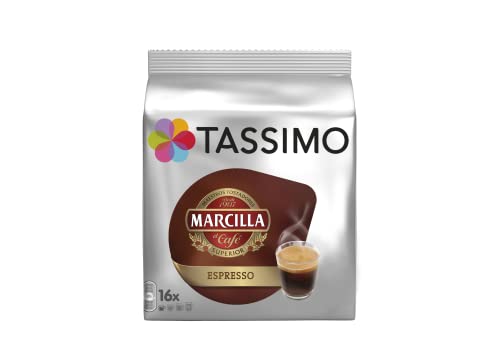 Tassimo Marcilla Café Cápsulas Espresso - 16 Cápsulas