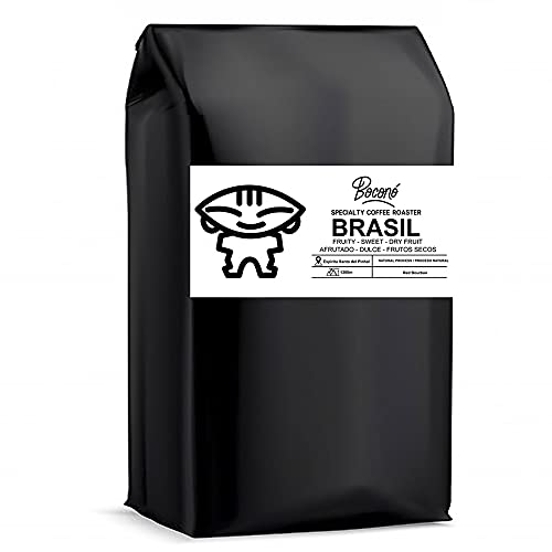 Boconó Specialty Coffee - Café de especialidad en grano de Brasil - 1 Kg Arábica de Tueste Natural - ideal para cafetera Italiana V60 Chemex Aeropress - espresso