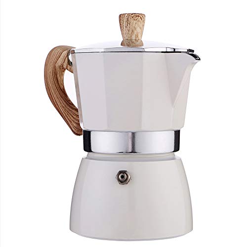 Multifunción Cafetera aluminio clásica Moka Pot Stovetop Espresso Maker Cafetera italiana Stove Top Coffee Maker Espresso Coffee Pot Mocha Cafetera Apto para placa inducción