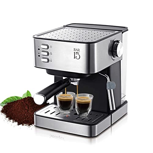 QYTEC kfj Máquinas de café Máquina de café Espumador de leche Electrodomésticos Espuma eléctrica Cafetera Capuchino (Color: SF3535, Tamaño: AU)