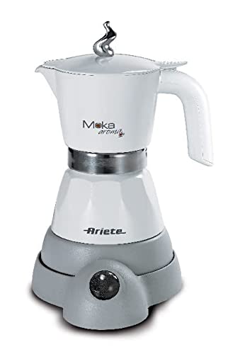 Ariete MOKA AROMA, Gris, Blanco, 480 W, 180 mm, 135 mm, 255 mm