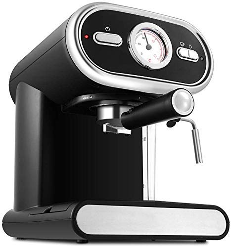 MZXUN Máquina de café Expresso Cafetera Cafe Bomba de Hogares de la máquina Espresso Italiano Vapor Cafetera 20BAR Espuma de Leche Semi-automática Cafeteras 1L