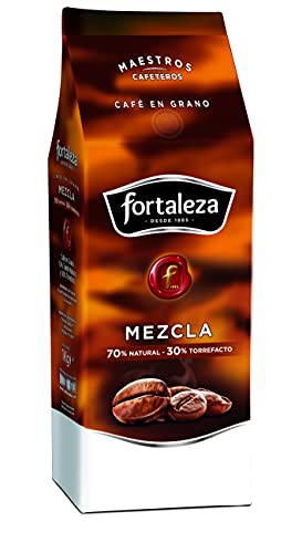 Café Fortaleza - Café en Grano Mezcla 70/30 - 1 kg