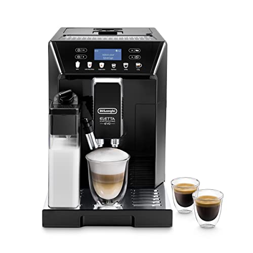 De'Longhi Eletta Cappuccino, Máquina Automática de Café en Grano, Espresso, Cafetera, ECAM46.860.B, Negro
