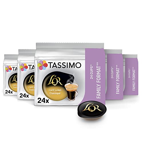Tassimo Cápsulas de Café L’OR Long Classique Big Pack | 120 Cápsulas Compatibles con Cafetera Tassimo - 5PACK