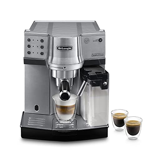 De'Longhi EC 860.M - Máquina espresso, independiente, 1450 W, 1 L, acero inoxidable, plateado, 41 x 33 x 44 cm