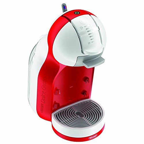 Nescafé Dolce Gusto Mini Me De'Longhi EDG305.WR - Cafetera automática de cápsulas, 15 bares de presión para bebidas frías y calientes. 0.8 l. Color blanco y rojo