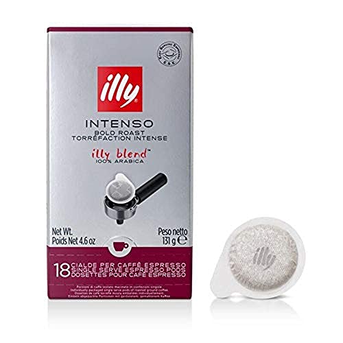 Illy Café tueste INTENSO en monodosis E.S.E. - 12 pack de 18 monodosis, Total 216 monodosis