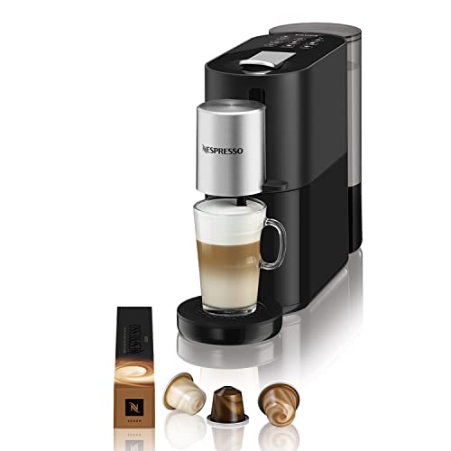 Krups Nespresso Máquina de café espresso, Máquina de cápsulas de café, Espresso Estilo Barista, Espumador de leche, fabricada en Francia YY4355FD