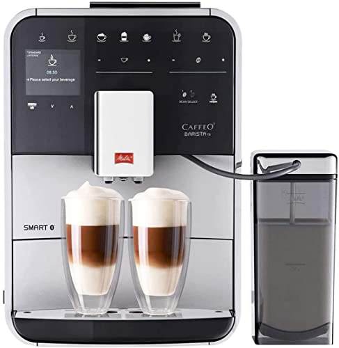 Melitta F850-101 Máquina de Café Automática Caffeo Barista TS Smart (Plata) F 850-101, 1450 W, 1.8 litros