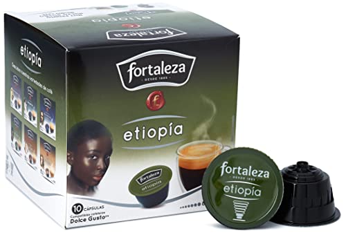 Café FORTALEZA - Cápsulas de Café Etiopia Compatibles con Dolce Gusto