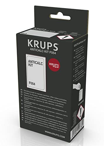 Krups Kit descalcificadores F054001B - Sobres descalcificación para cafeteras (pack de 2 unidades)
