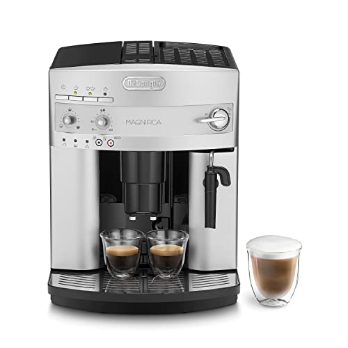 Delonghi ESAM3200S Maquina De Espresso Con Molinillo Integrado, 1450 W, 1.8 Litros, Plateado