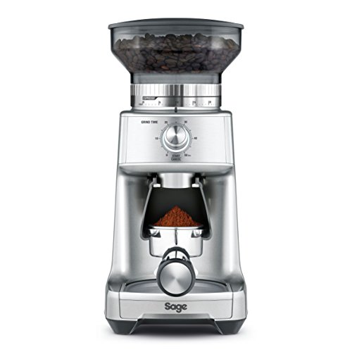 Sage Appliances The Dose Control Pro Molinos de café, 130 W, Molinillo cónico de Acero Inoxidable, Plateado