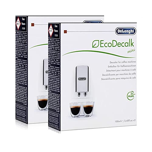 Descalcificadores para Cafetera De'Longhi Ecodecalk Mini 2 cajas con 2 unidades (4x100ml)