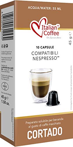 Capsulas Compatibles Nespresso - Cafe Cortado con Leche - 60 Bebidas