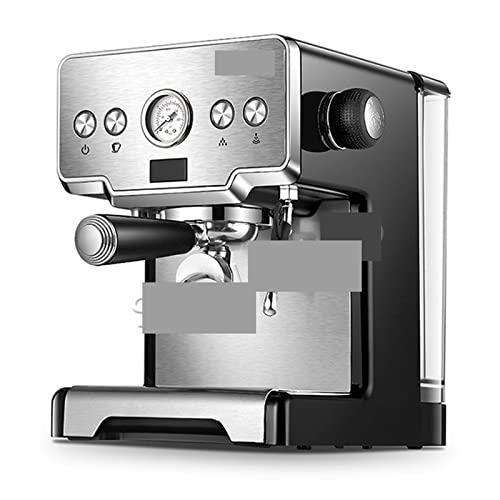 QYTEC kfj - Cafetera de acero inoxidable para máquina de café semiautomática tipo bomba de café para uso doméstico