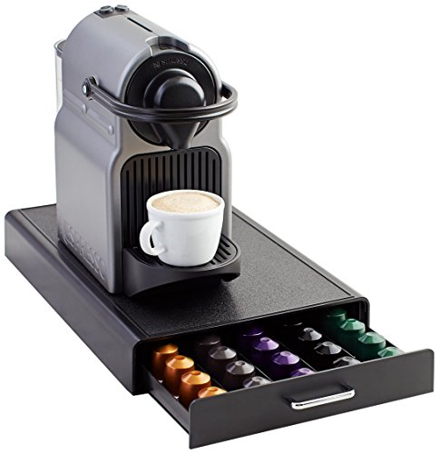 Amazon Basics - Cajón para almacenar cápsulas Nespresso Originalline (capacidad para 50 cápsulas)