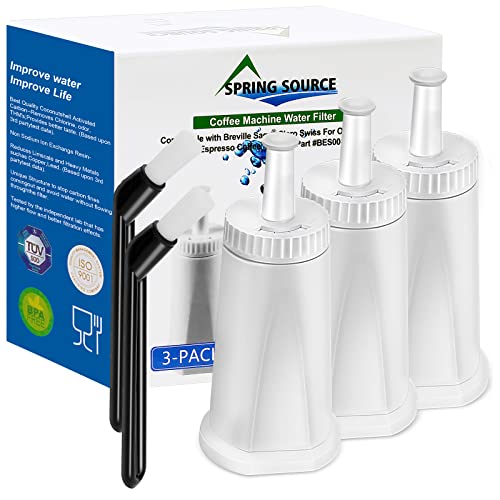 Sage - Filtro de agua para cafeteras Sage Claris Barista SES BES008 SES008 SES810 SES880 SES920 SES980 SES990 (incluye 2 cepillos de limpieza)