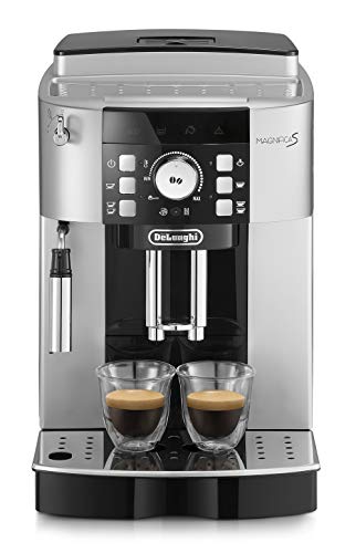 De'Longhi ECAM 21.117.SB Máquina Espresso, 1450 W, 1.8 litros, 44 Decibeles, plástico, Plateado/Negro