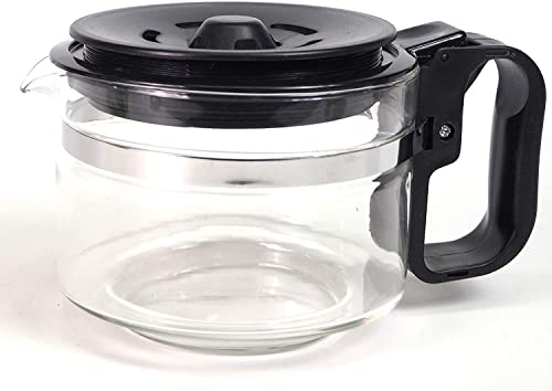 Sanfor Cafetera eléctrica universal con jarra de vidrio | Pequeña | Color transparente | 900 ml