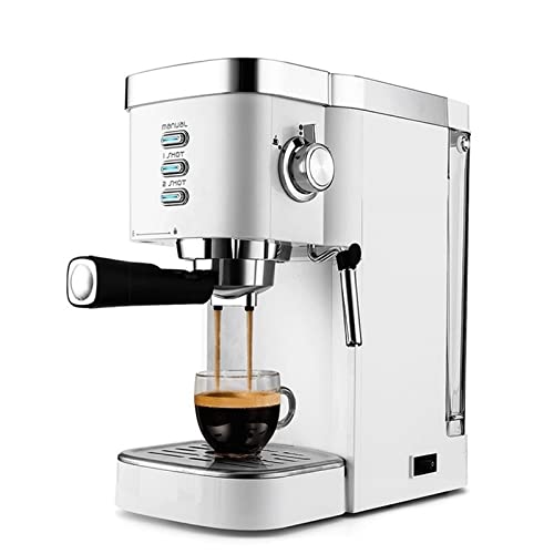 DieffematicKF Cafetera Máquinas de café espresso 20 Bar Calentamiento rápido automático con varita espumante de leche para capuchino Latte Macchiato