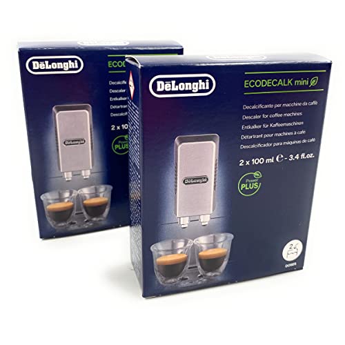 ELECTROTODO Descalcificador para Cafeteras EcoDecalk Delonghi - Repuesto para Limpiar y Descalcificar Todo Tipo de Cafeteras | Pack 4 x 100 ml