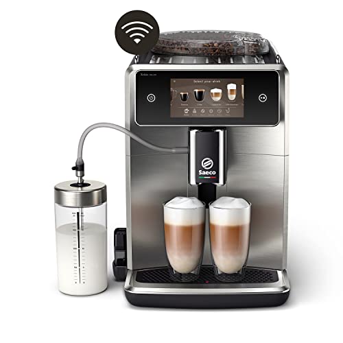 Saeco Xelsis Deluxe Cafetera Superautomática - Wi-Fi Integrado, 22 Variedades de Café, Pantalla Táctil Intuitiva 5