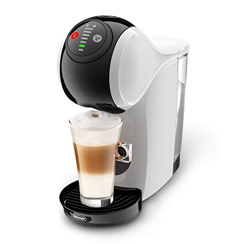 Nescafé Dolce Gusto Genio S De'Longhi EDG225.W - Máquina cafetera automática de cápsulas para café expreso y otras bebidas frías y calientes, 0.8 l, color blanco