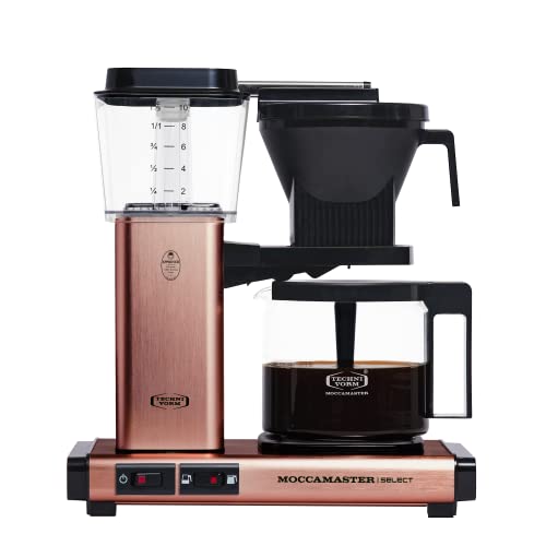 Moccamaster KBG Select, Cafetera, Cobre, Cafetera Filtro, 1.25 Litros