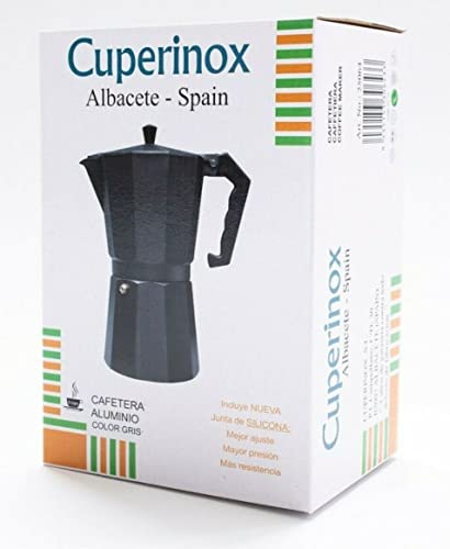 CUPERINOX, S.L. - Cafetera Aluminio 3 Tazas Color Gris