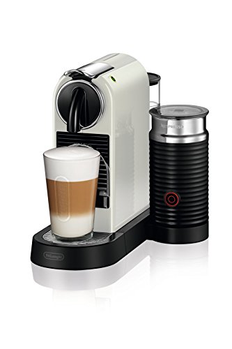 DeLonghi Nespresso Citiz EN267.WAE Cafetera con cápsulas, sistema de extracción especial, 1710 W, 1 L, plástico, Blanco