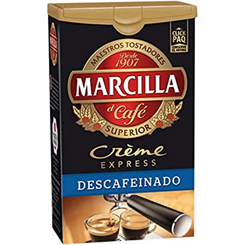 Marcilla Café molido Crème Express descafeinado - 6 paquetes de 250 gr