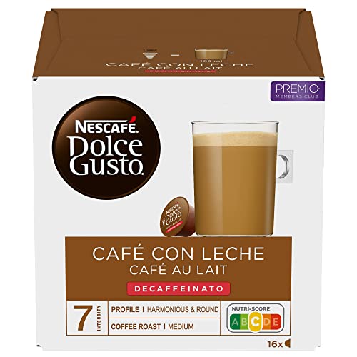 NESCAFÉ Dolce Gusto Café con Leche Descafeinado - 16 cápsulas
