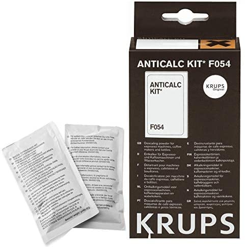 Krups Kit descalcificadores F054001B - Sobres descalcificación para cafeteras (Pack de 2 Unidades)
