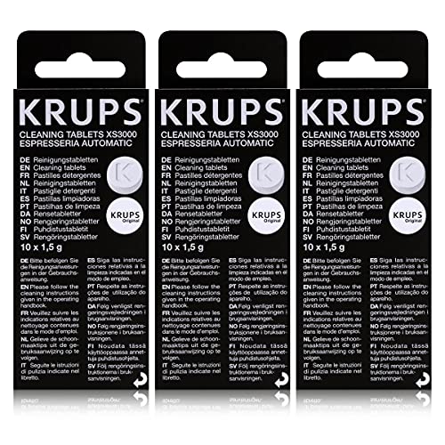 Krups XS3000 - Pastillas de limpieza, 3 unidades